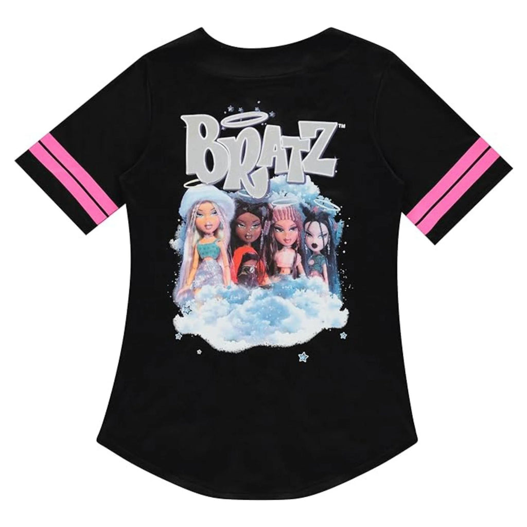 Black White Ladies Baseball Jersey F732493