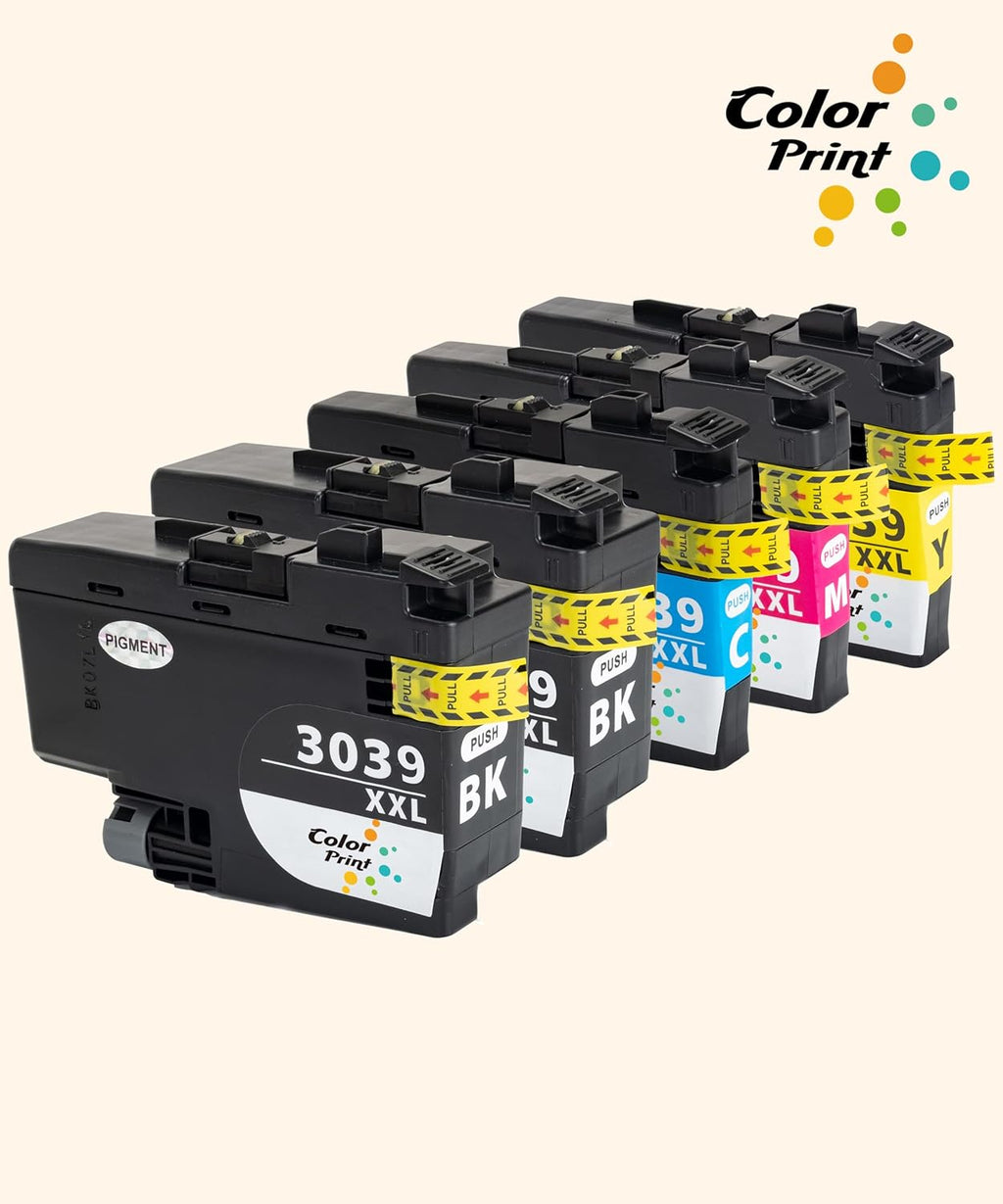 5-Pack Ink Cartridge for Brother Printer (2 BK, 1C, 1M, 1Y) M3406