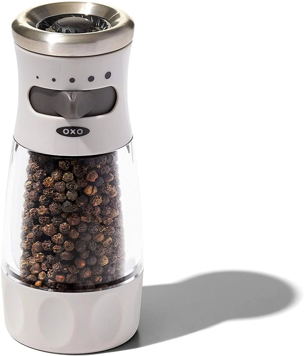 Contoured Mess-Free Pepper Grinder B509