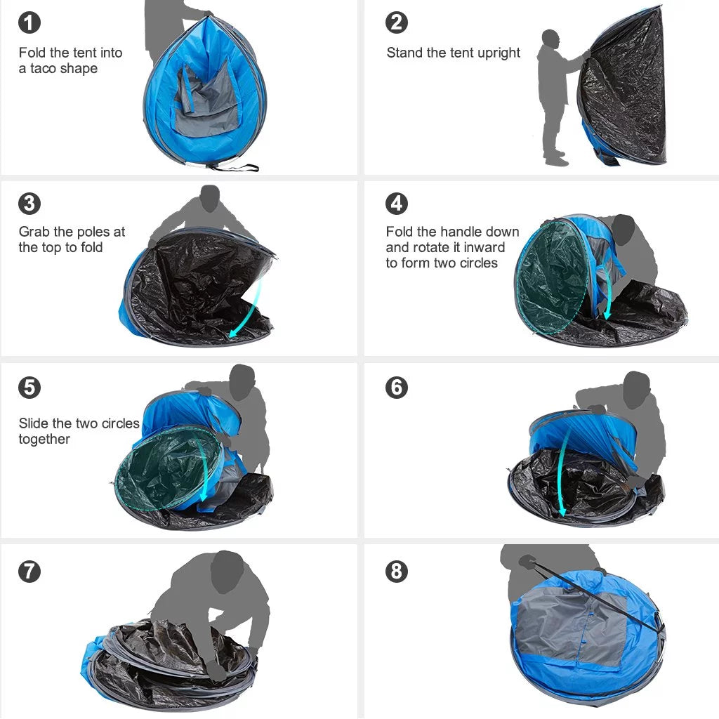 4 Person Waterproof Pop Up Tent W186