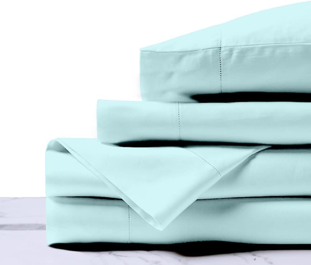 White Queen Size 600 Thread Count Egyptian Cotton 4 Piece Sheet Set K529099