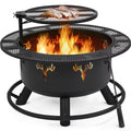 Round Wood Burning Fire Pit G54500
