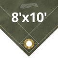 Olive Drab Canvas Tarps 8' x 10' R118868