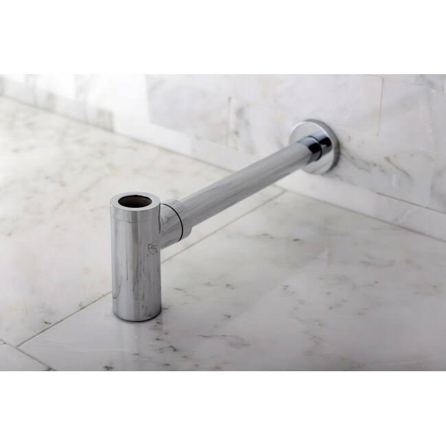 Matte Black Brass Bottle-Trap Siphon Z101