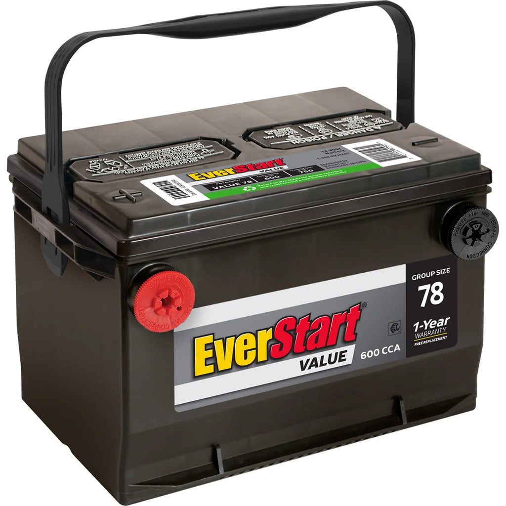 Lead Acid Automotive Battery Group Size 78 12 Volt 600 CCA P9994