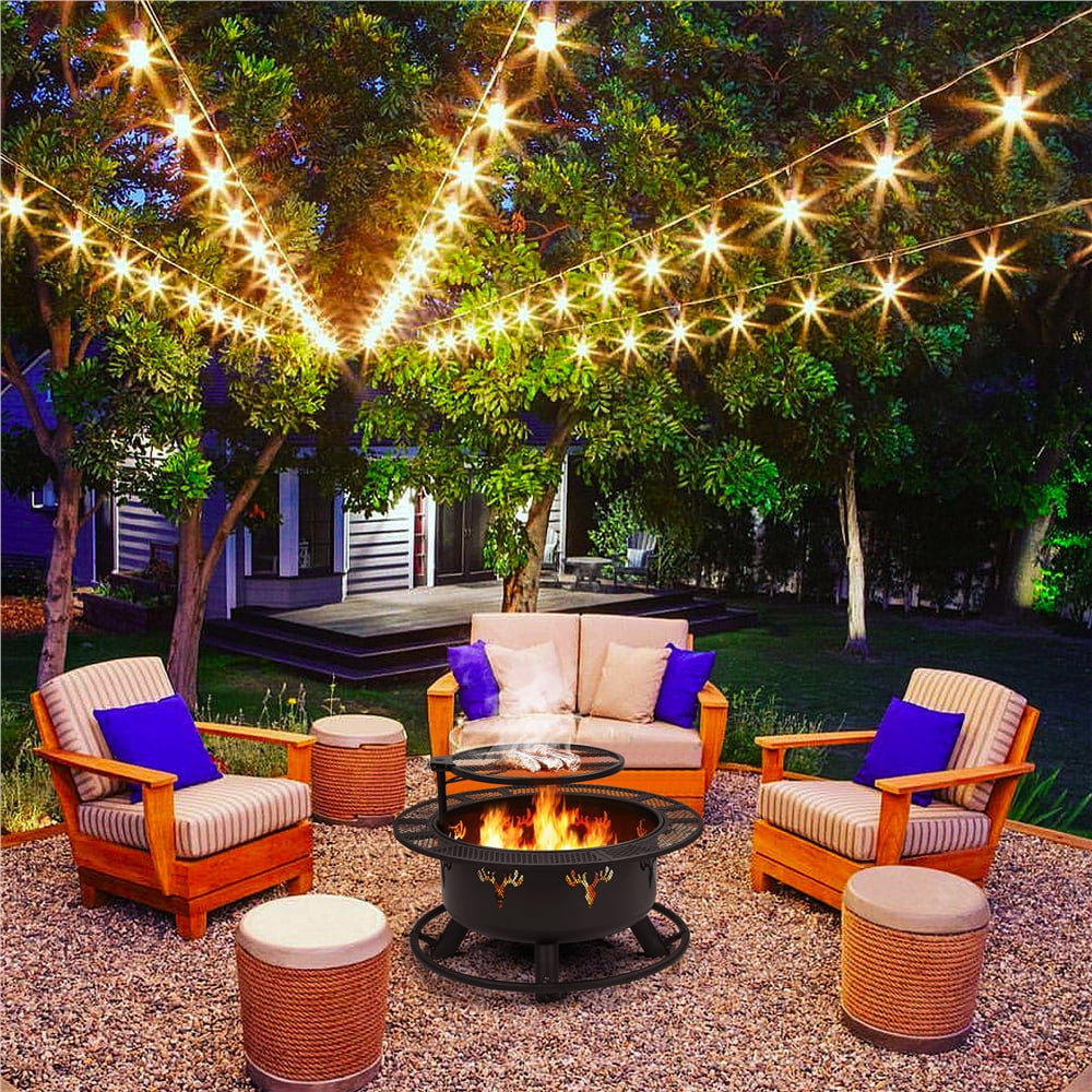 Round Wood Burning Fire Pit G54500