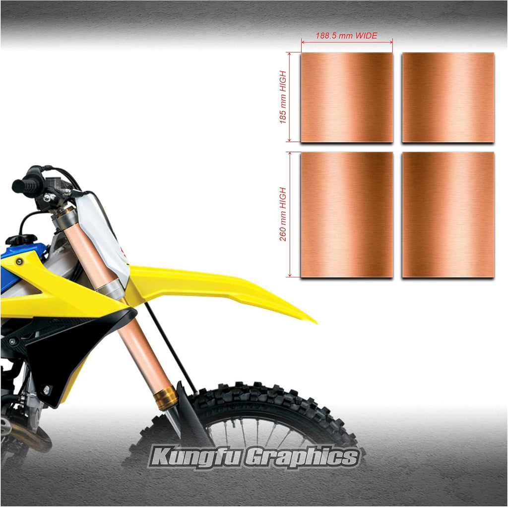 Black Upper Mid Fork Tube Decal Kit (Pack of 4) J379
