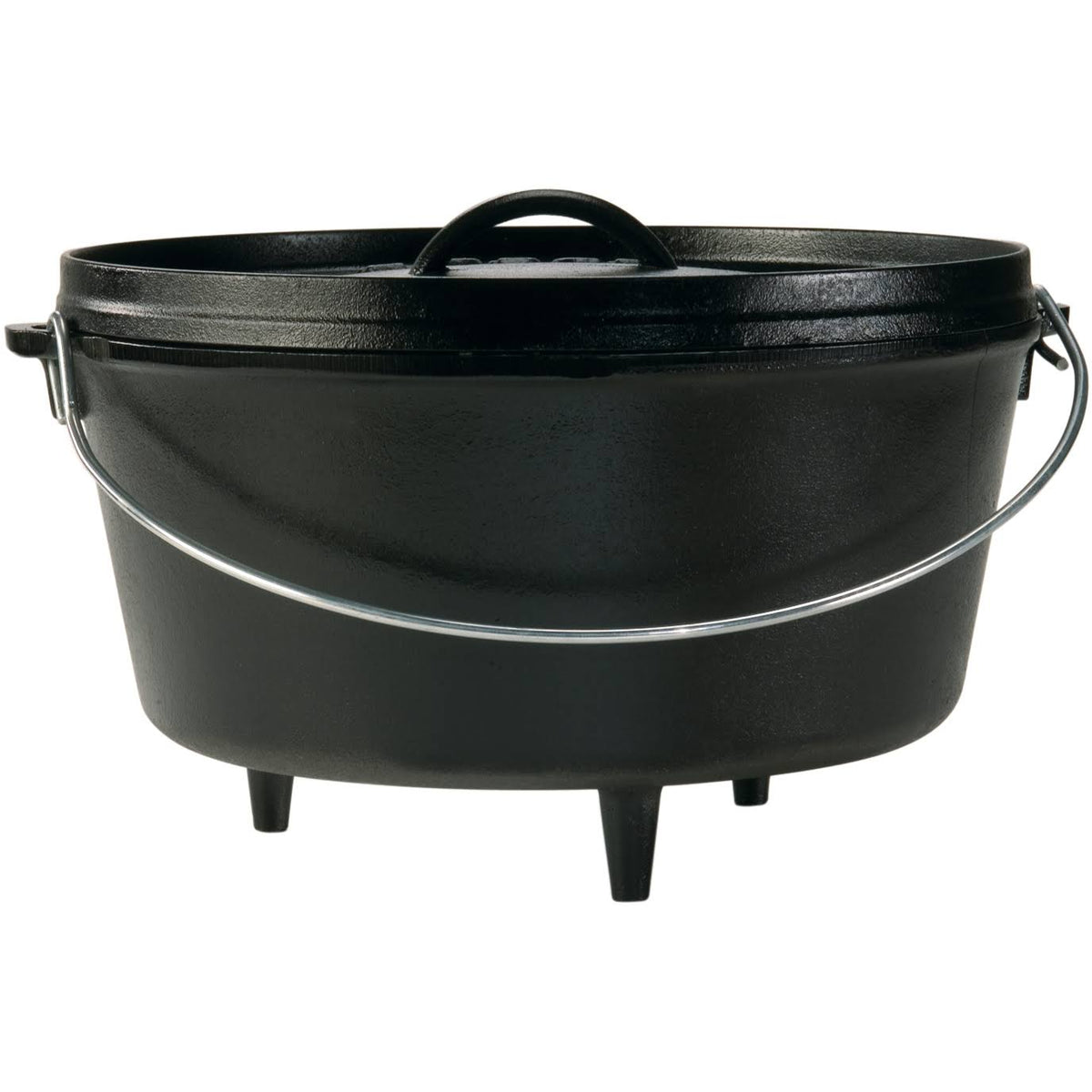 Black 8 qt Cast Iron Dutch Oven U865448