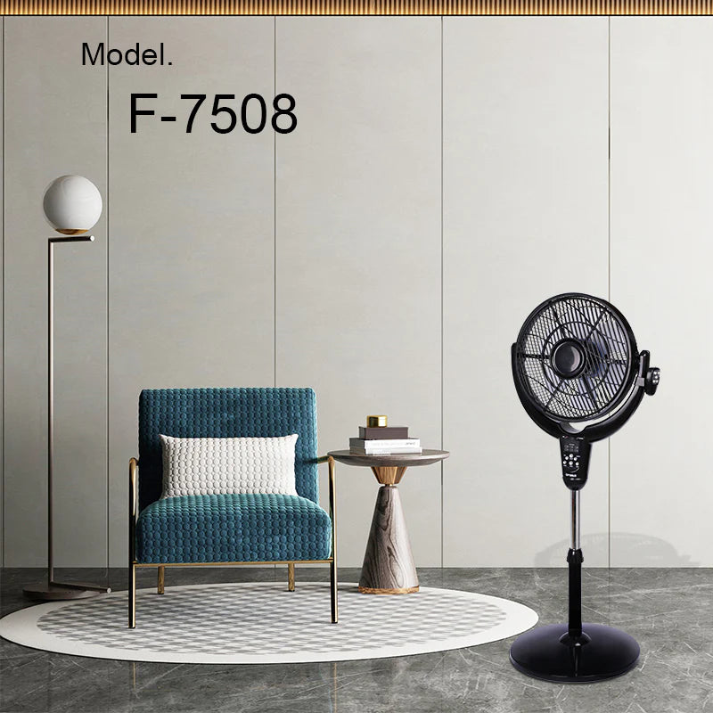14'' Pedestal Fan with Remote LED Timer Y772948
