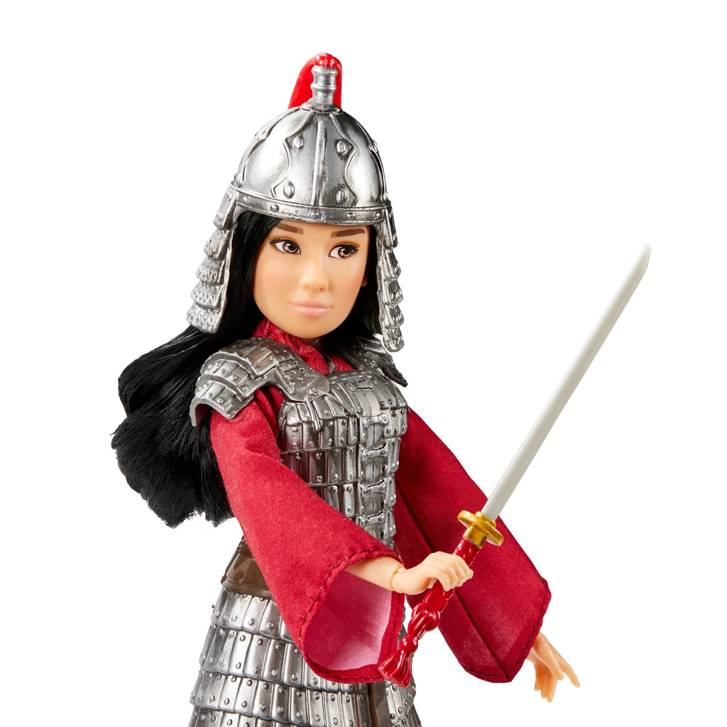 Mulan And Xianniang Dolls With Helmet, Armor, And Sword U18448