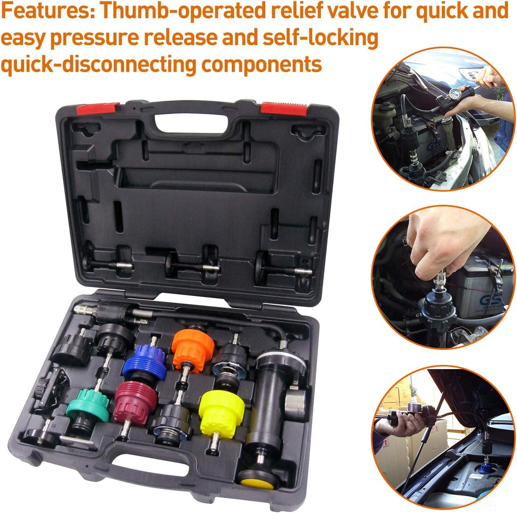 Radiator Pressure Tester Kit, Vacuum Pump Type, Pack of 2 W377047