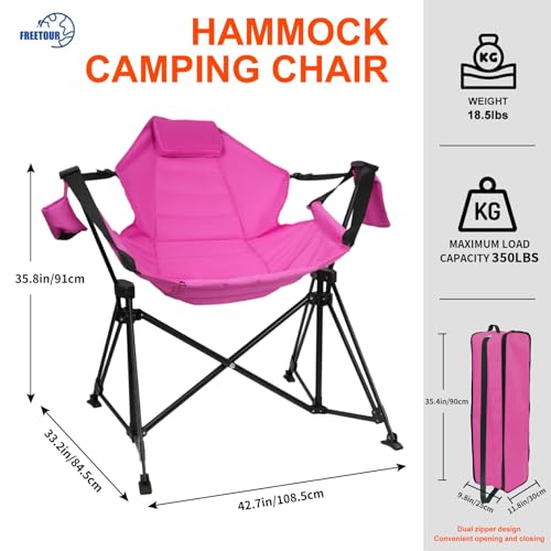 Folding Hammock Camping Chair with Stand U8076