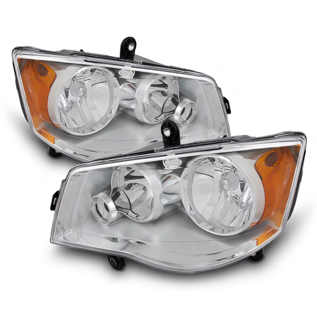 2008-2016 Town & Country Headlights Pair Left + Right R9171