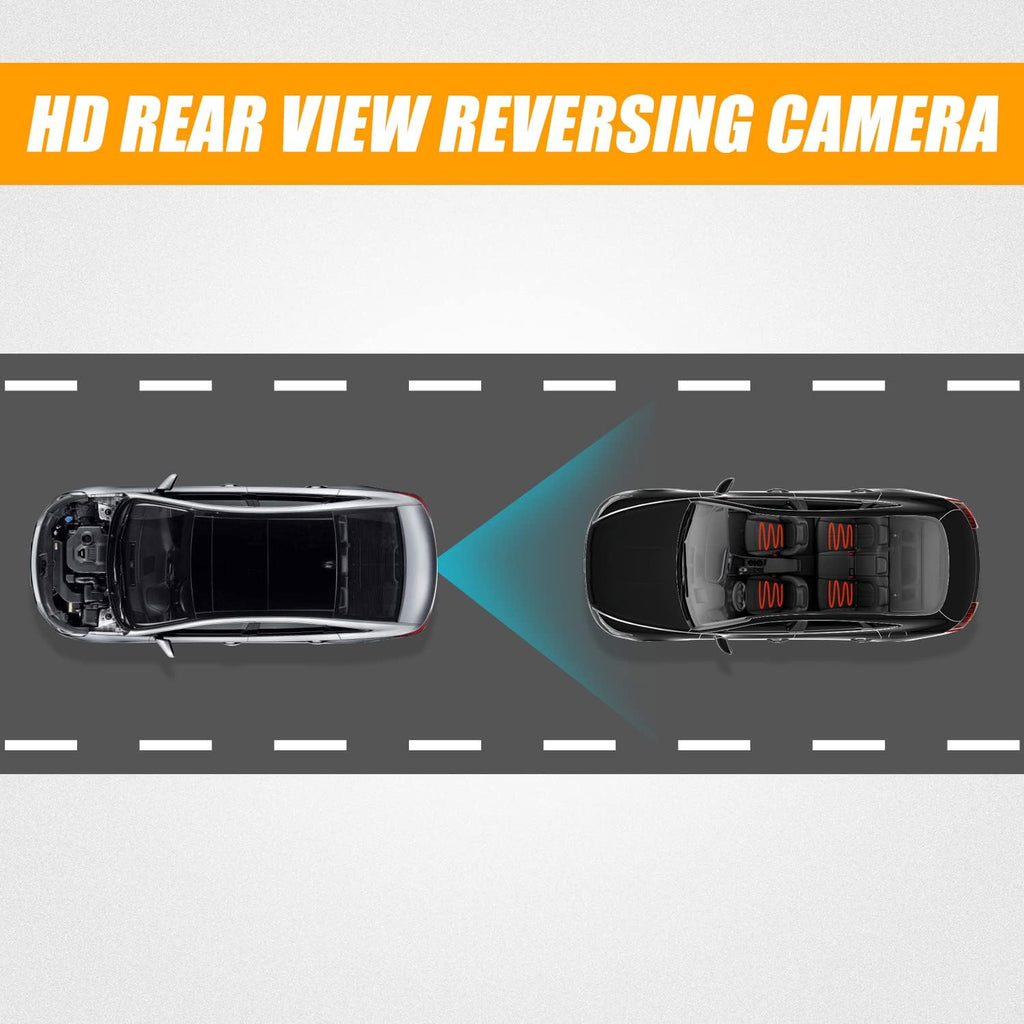 Rear View Backup Camera with Link Cable and Plug Compatible with 2011-2014 Hyundai Sonata Pack of 2 X8933
