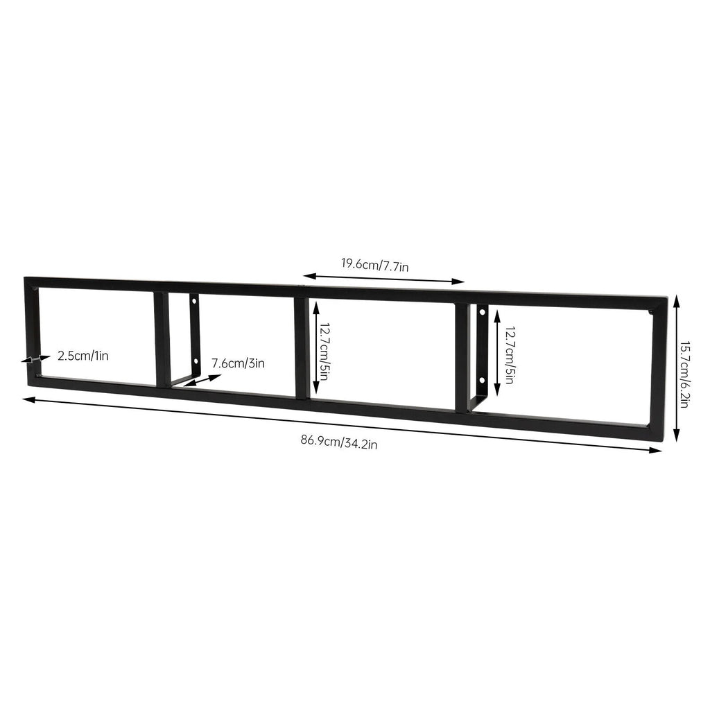 Wall Mount Video Game Storage Shelf CD DVD Media Organizer Rack Holder 34inch A753