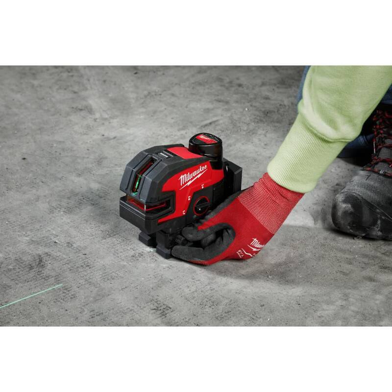 12-Volt Cordless Green Cross Line and 4-Points Laser Kit X726206