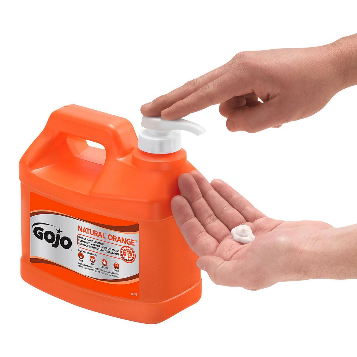 1/2 Gallon Pump Bottle Pumice Hand Cleaner B563186