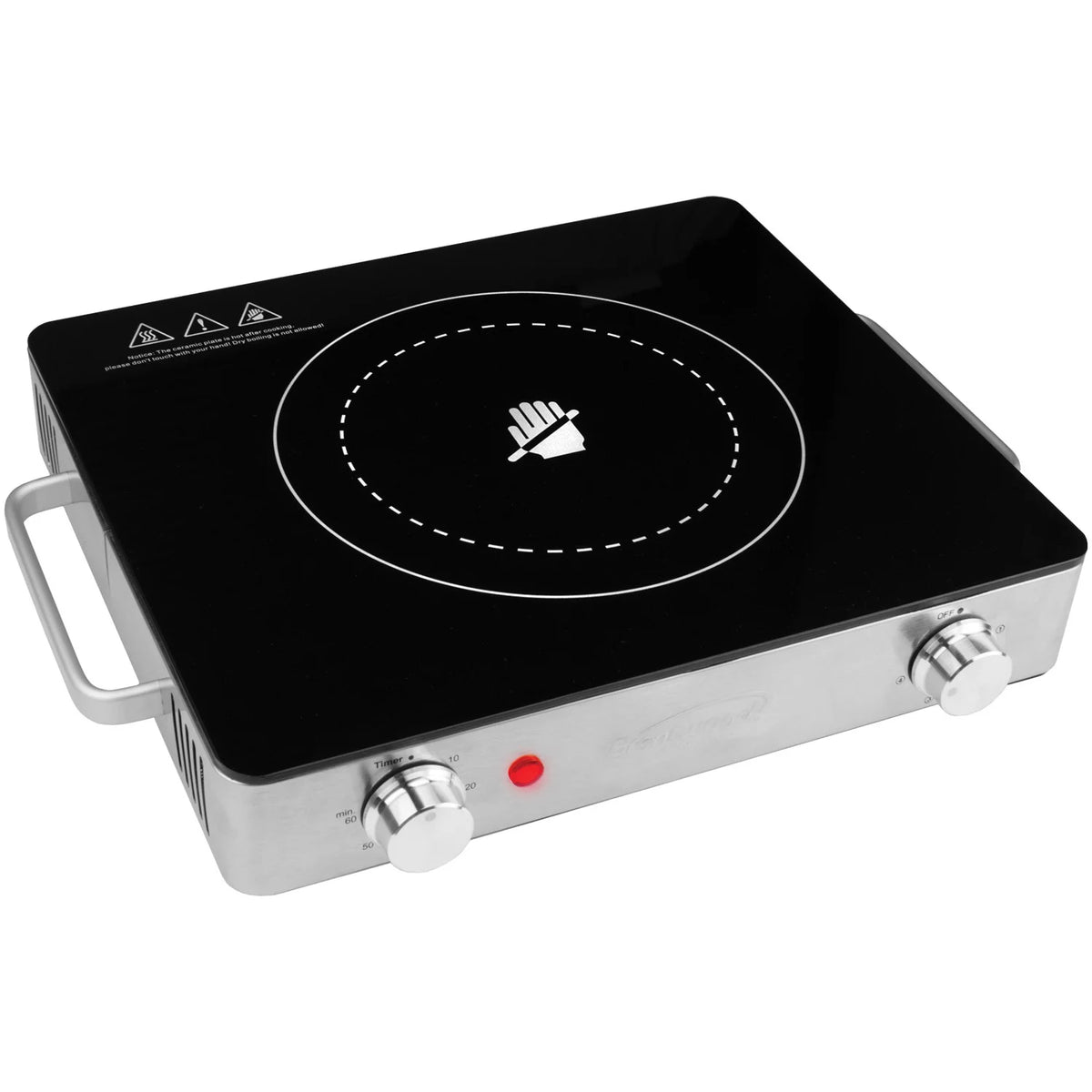 1200 Watt Single Infrared Electric Countertop Burner T1989