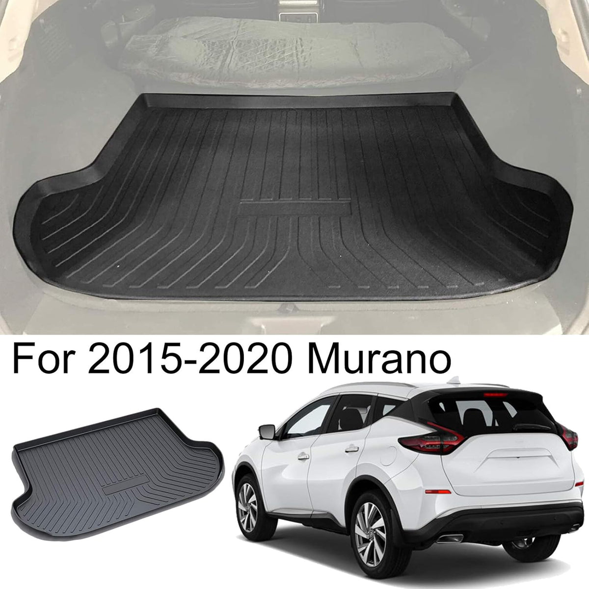 Cargo Liner Trunk Floor Mat Protector for 2015-2020 Nissan Murano P15908