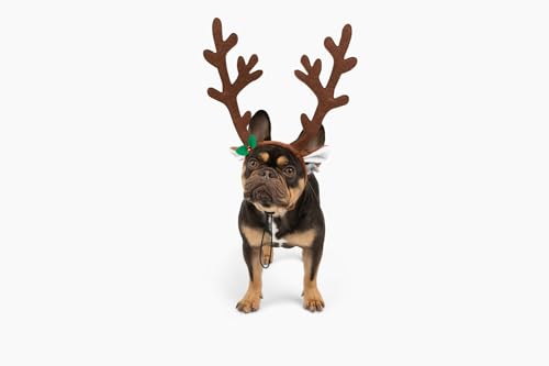 Brown Reindeer Dog Antlers Headband Pet Christmas Costume J792990