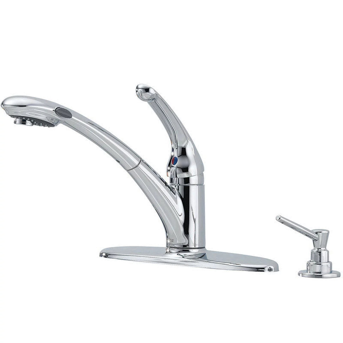 Single Handle Pull Out Kitchen Faucet with Side Spray Y729