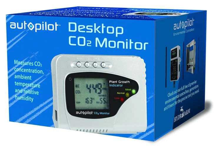 24hr Desktop Co2 Monitor with LCD Display H36984
