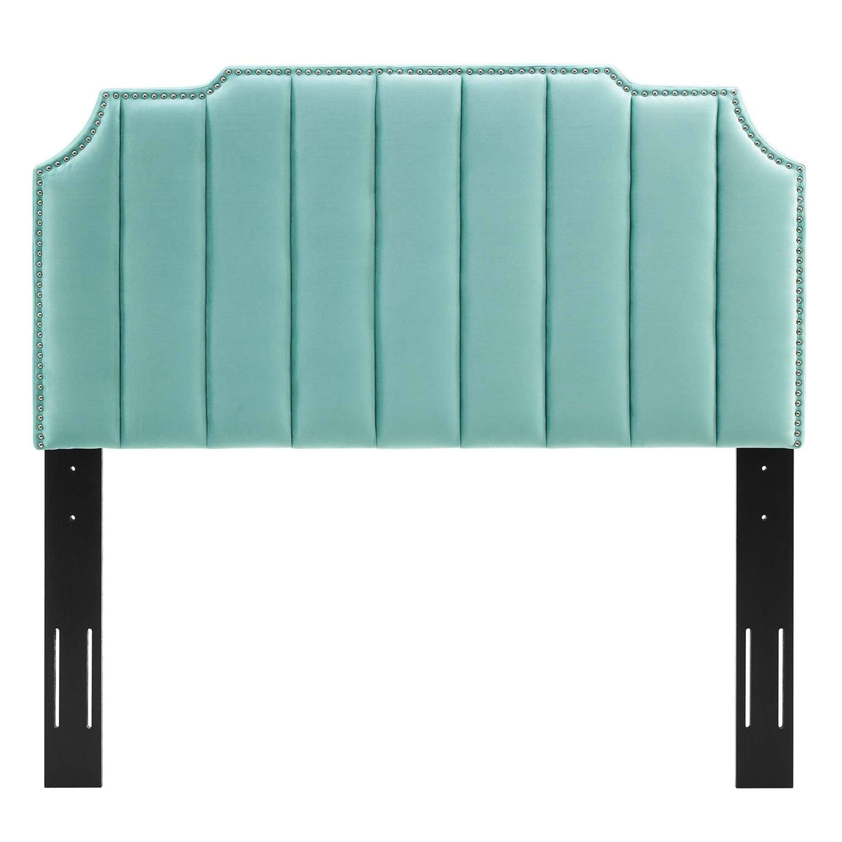 Pink Velvet King/California King Headboard X4447
