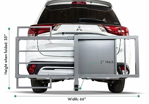 Steel Alloy Hitch Rack Carrier for 2 Inch Receiver Hitch B5198