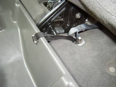 Under Seat Storage Case Black P24085