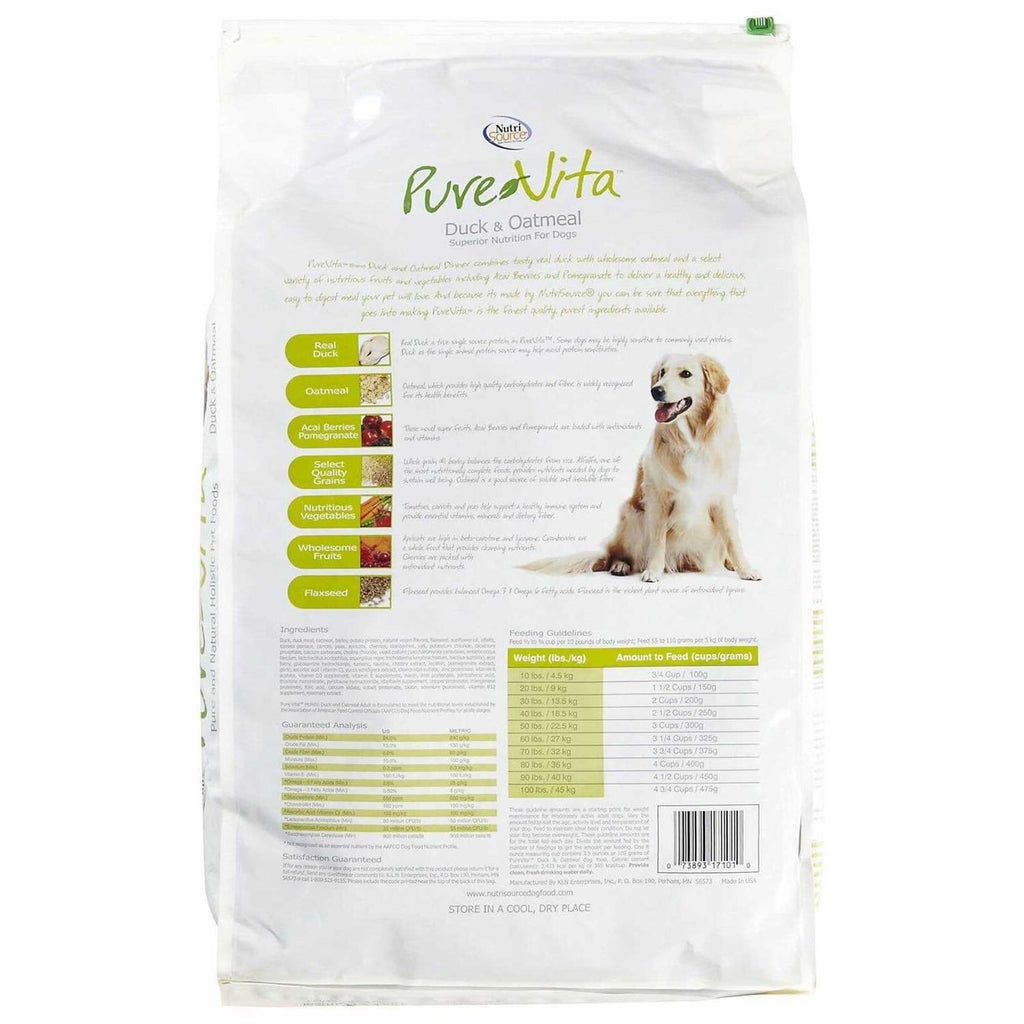 Duck & Oatmeal Dry Dog Food T430