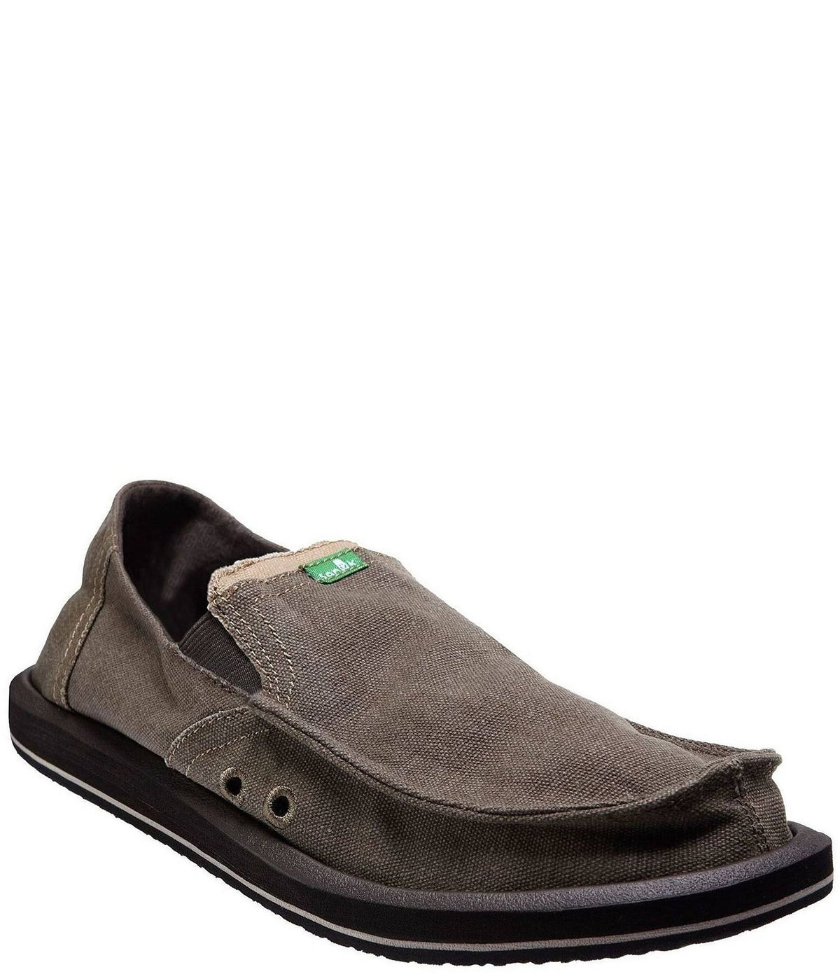 Brown Men&s Slip-On Shoes Y111875
