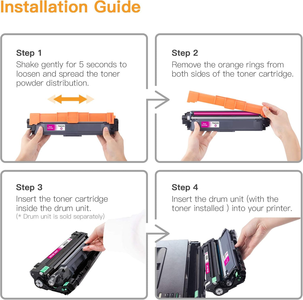 Compatible Toner Cartridge Replacement 5 Pack C206194
