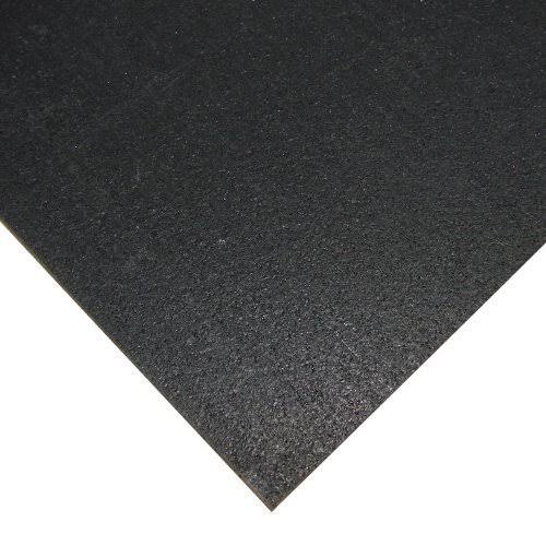3/16 in. x 4 ft. x 13 ft. Black Rubber Flooring B50060