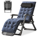 Zero Gravity Outdoor Folding Lounge Chair with Pillow V422