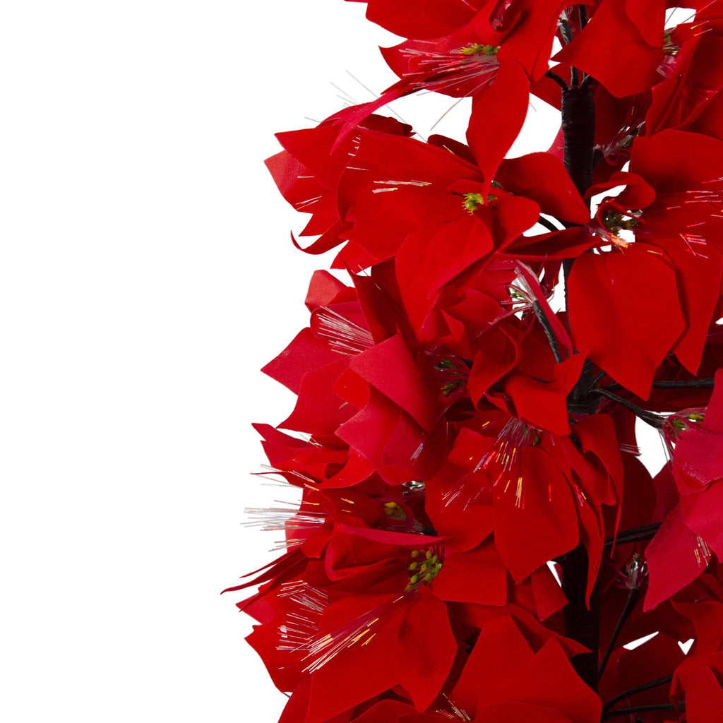 Red Poinsettia Christmas Tree N75224