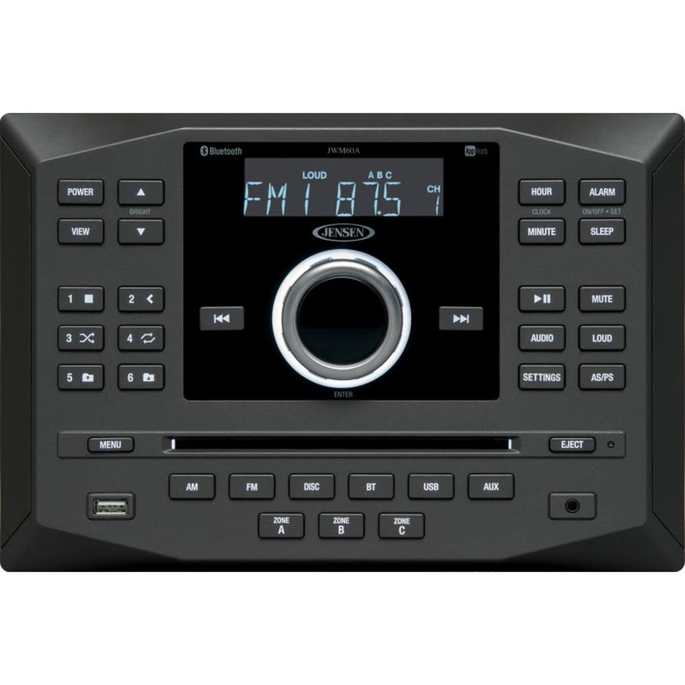 3 Zone Wall Mount Bluetooth Stereo V1529