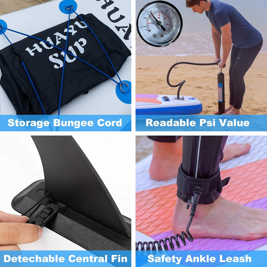 Inflatable Stand Up Paddle Board with Carry Bag Y75770