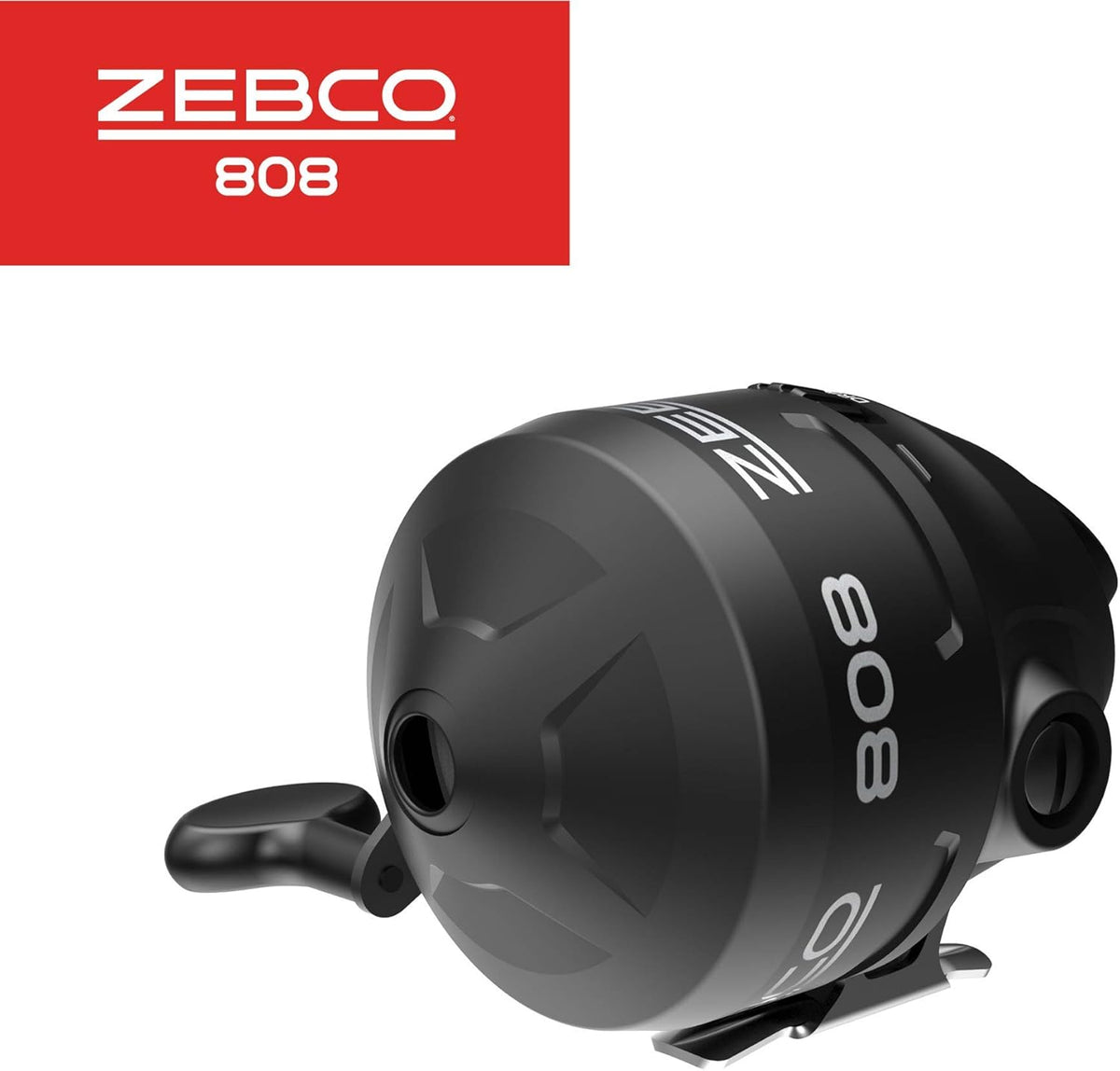 Black Spincast Fishing Reel with Metal Gears U44781