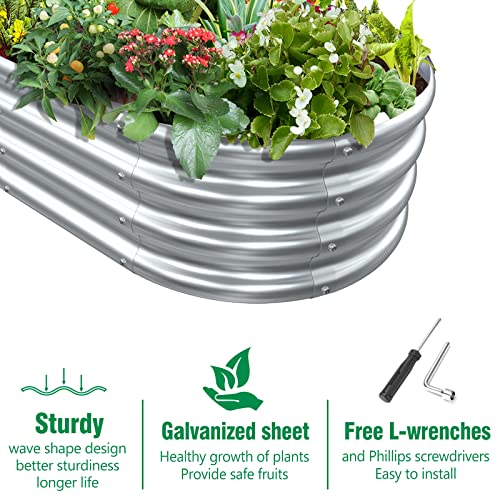 2x2x1 Ft Round Raised Garden Bed P7781