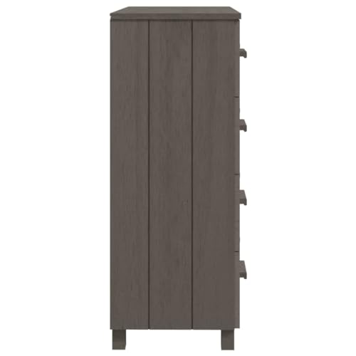 Light Gray Solid Wood Pine Sideboard Z309