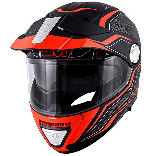 Orange Modular Helmet Q477