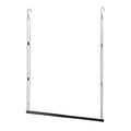 Hanging Closet Rod, Adjustable Closet Hanging Organizer, 2 Pack Chrome T45004