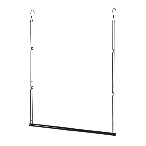 Hanging Closet Rod, Adjustable Closet Hanging Organizer, 2 Pack Chrome T45004