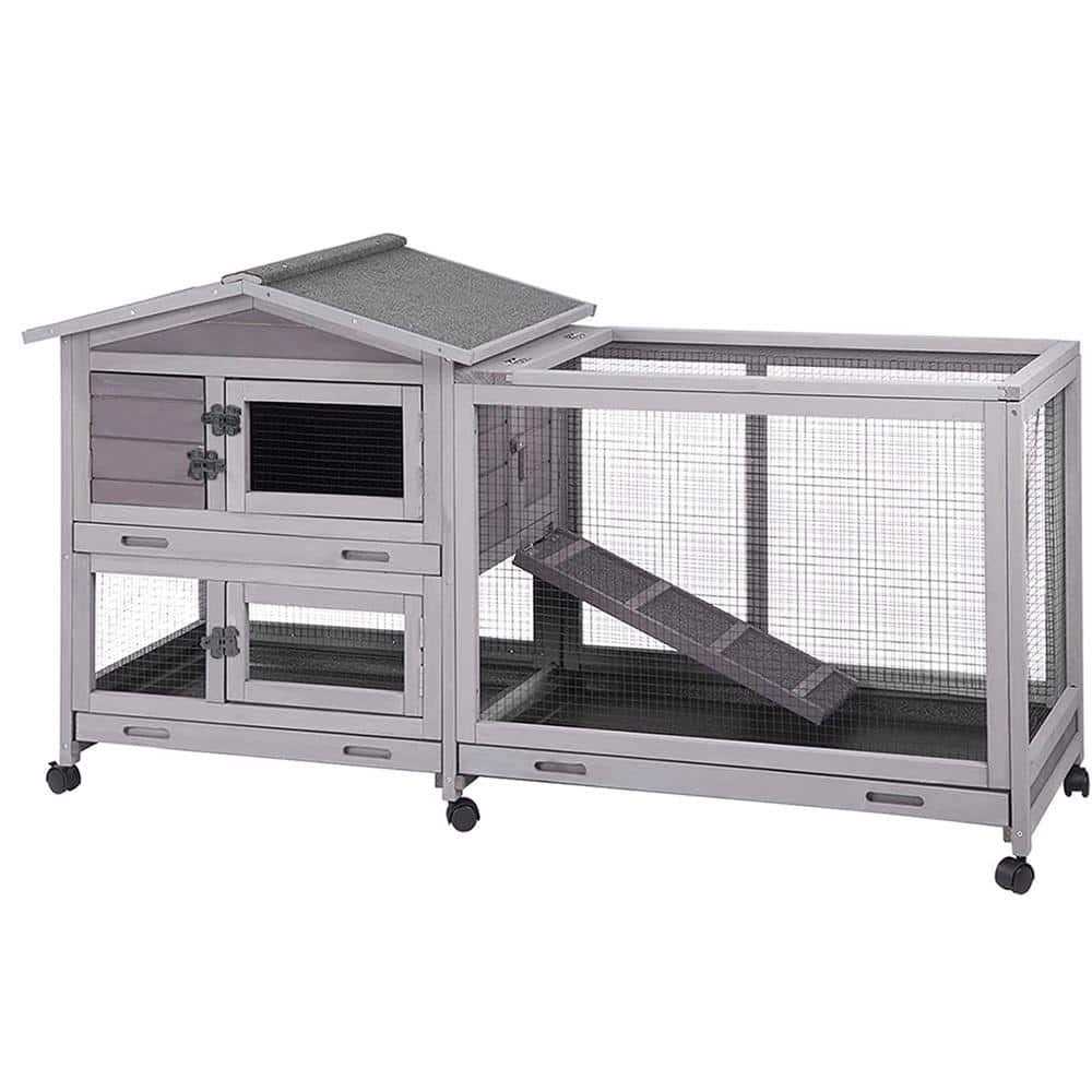 Indoor Outdoor Rabbit Hutch Bunny Cage S441