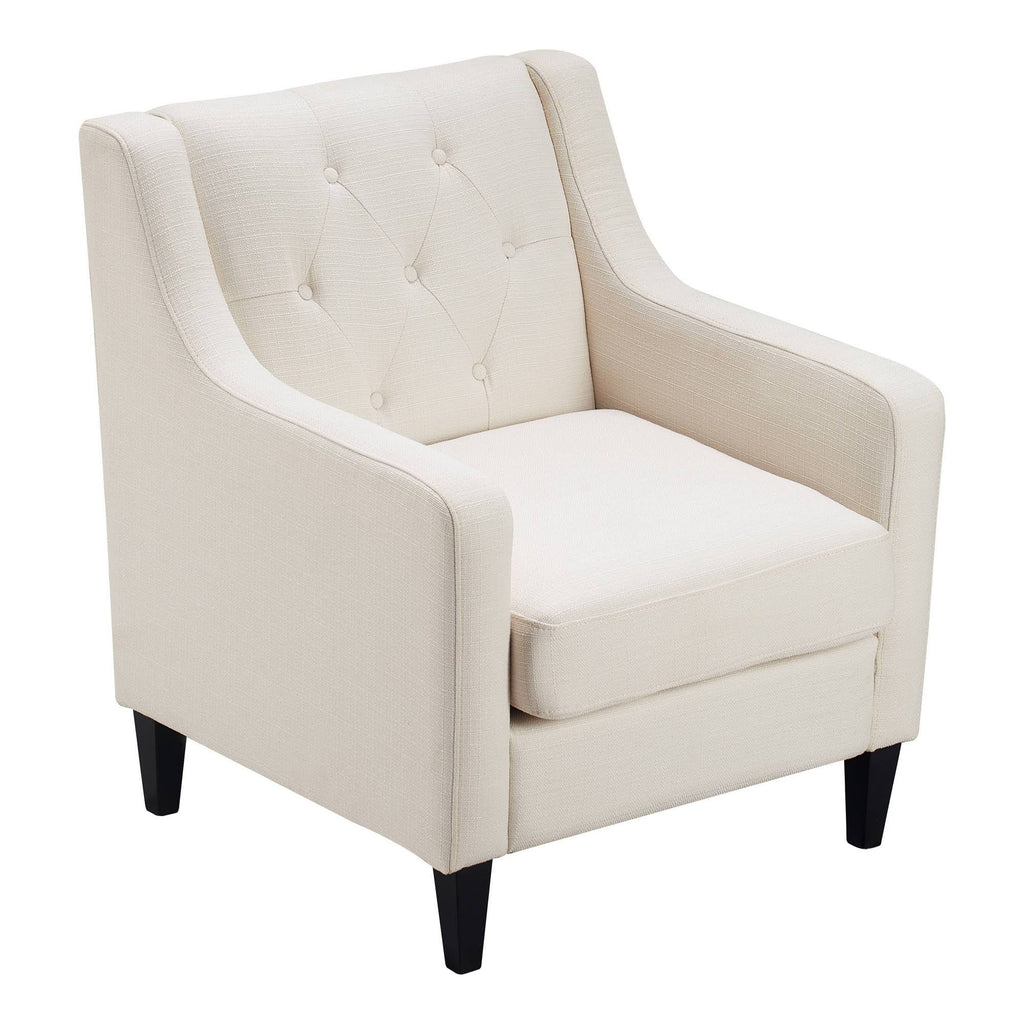 Cream Tufted Accent Chair C783