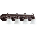 Four Light Oiled Bronze Vanity C122