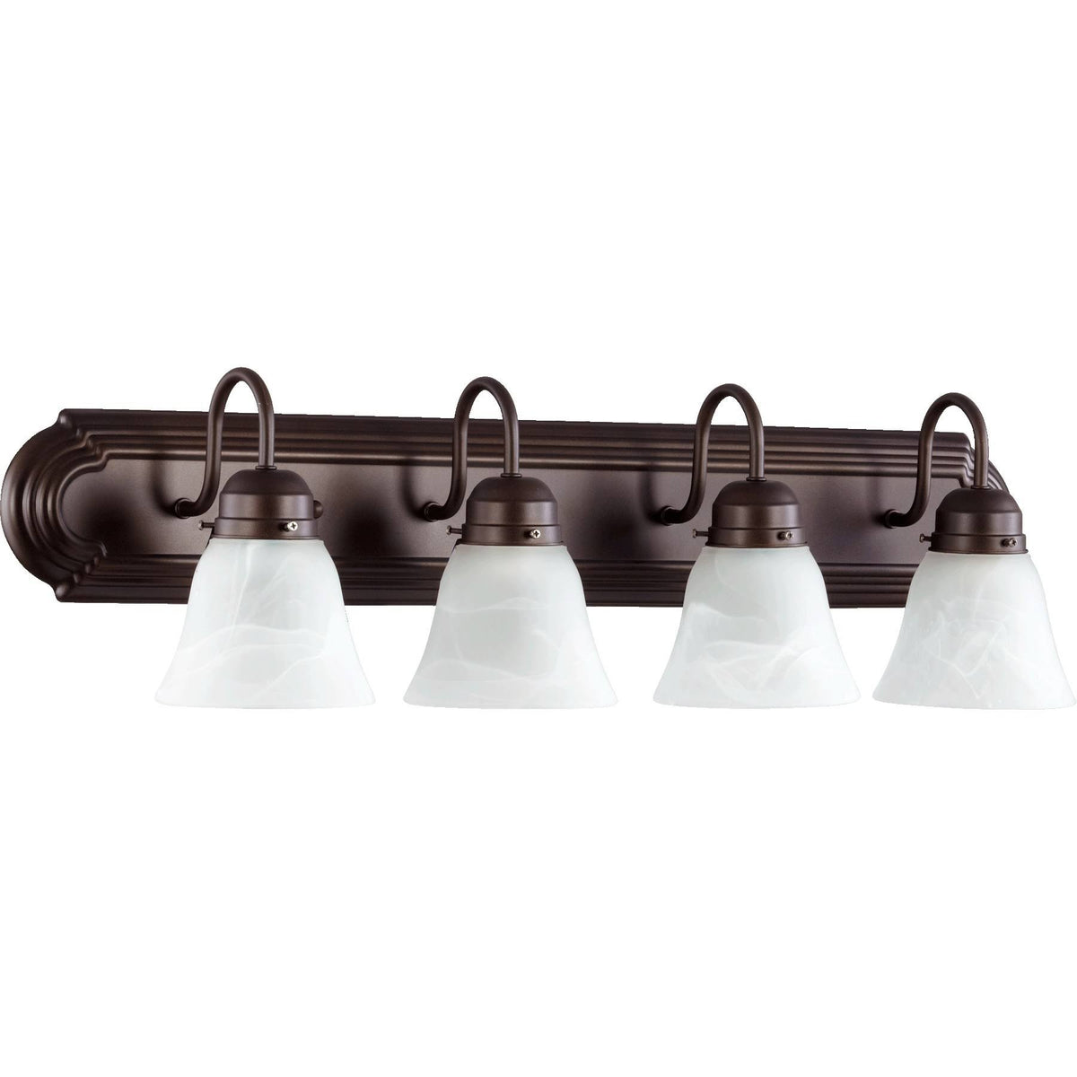 Four Light Oiled Bronze Vanity C122