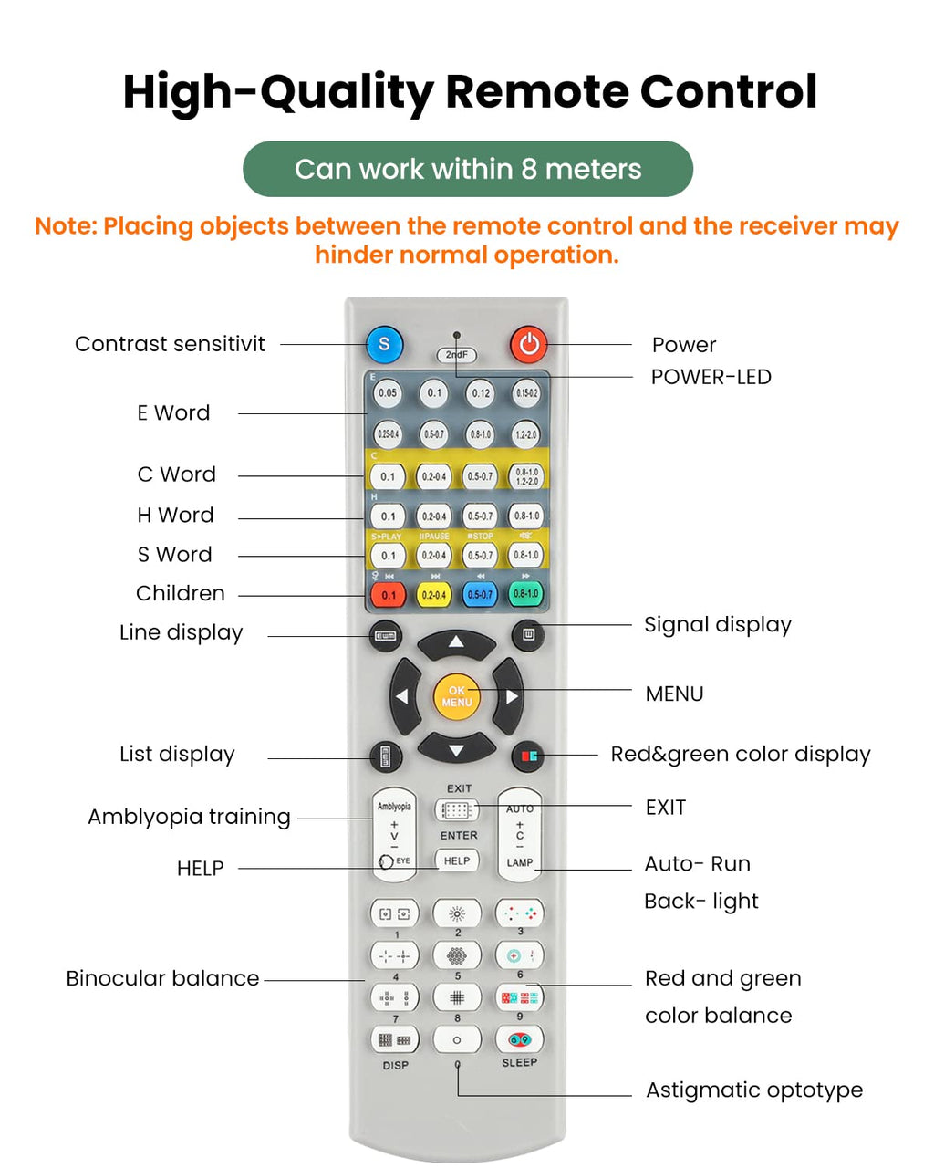 21.5inch LCD Digital Visual Acuity Chart C49248
