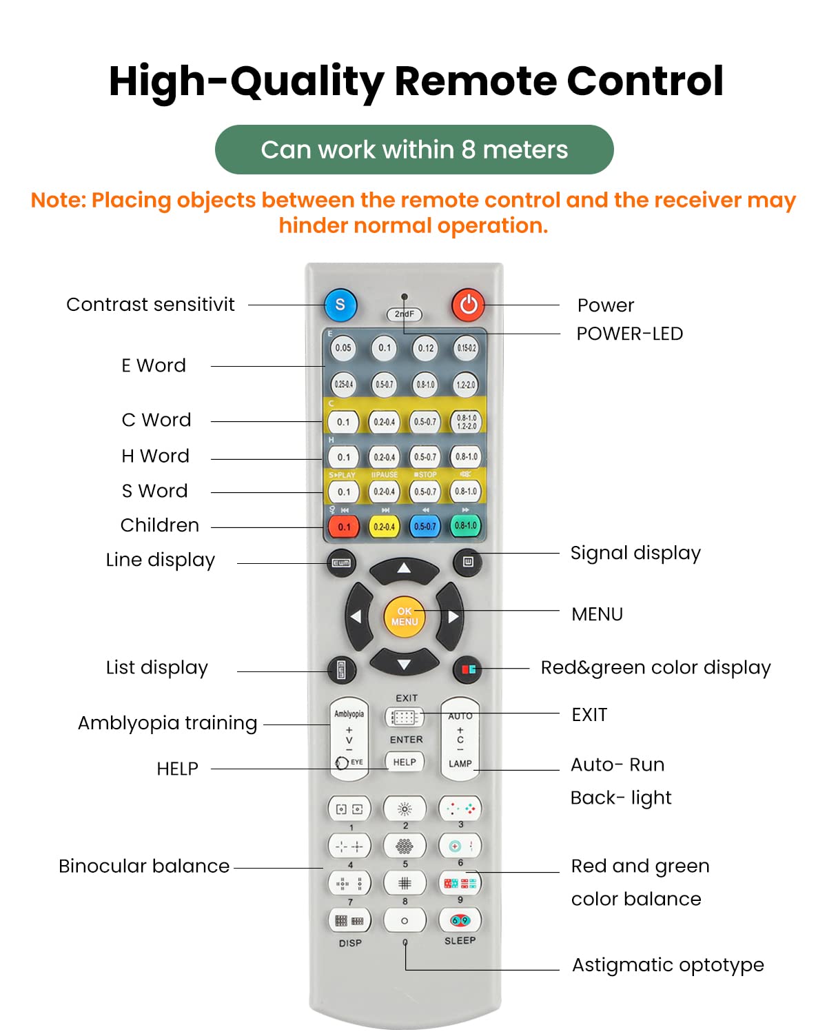 21.5inch LCD Digital Visual Acuity Chart C49248