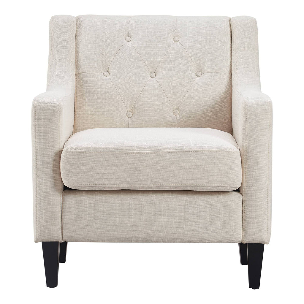 Cream Tufted Accent Chair C783